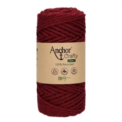 Anchor Crafty Fine Macrame 3mm 119 Burgundy