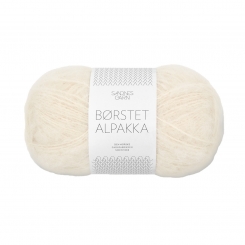 Borstet Alpakka Sandnes Garn 1012 Natur