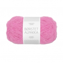 Borstet Alpakka Sandnes Garn 4626 Shocking Pink