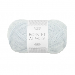 Borstet Alpakka Sandnes Garn 5811 Arctic Ice