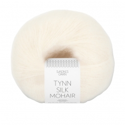 Tynn Silk Mohair Sandnes Garn 1012 Natur