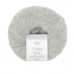 Tynn Silk Mohair Sandnes Garn 1022 Lys Gramelert