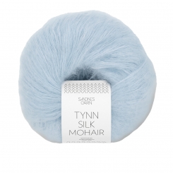 Tynn Silk Mohair Sandnes Garn 6012 Lys Bla