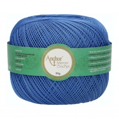 Anchor Mercer Crochet Stärke 20 %%% - 131 Blau