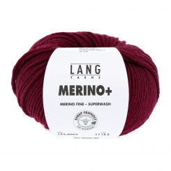 Merino Plus Lang Yarns 063 DUNKELROT