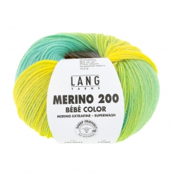 Merino 200 Bebe Color Lang Yarns 552 Rost/Mint