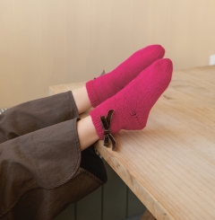 Bow Socks Junior Sandnes Garn 