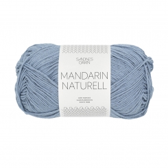 Mandarin Naturell Sandnes Garn 6032 Bla Hortensia