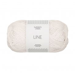 Line Sandnes Garn 1002 Hvit