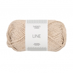Line Sandnes Garn 3011 Mandelhvit