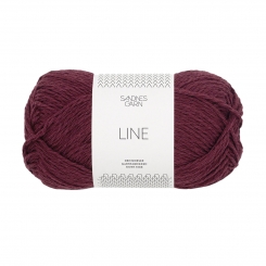 Line Sandnes Garn 4372 Dyp Burgunder