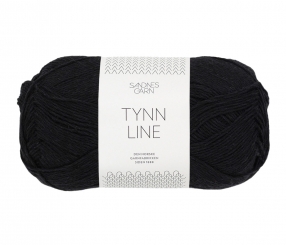 Tynn Line Sandnes Garn 1099 Svart