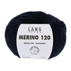 Merino 120 Lang Yarns 025 NACHTBLAU