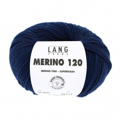 Merino 120 Lang Yarns 035 NAVY