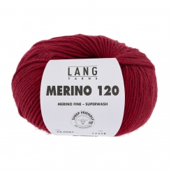 Merino 120 Lang Yarns 087 CHIANTI