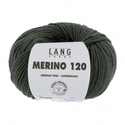 Merino 120 Lang Yarns 098 OLIVE