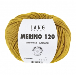 Merino 120 Lang Yarns 150 Messing