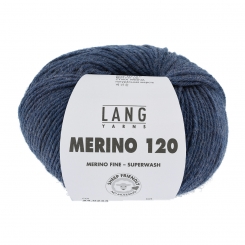 Merino 120 Lang Yarns 234 JEANS DUNKEL MELANGE