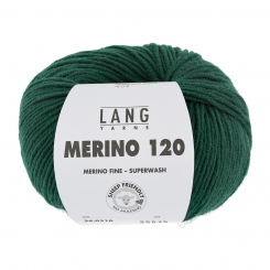 Merino 120 Lang Yarns 318 DUNKELGRÜN