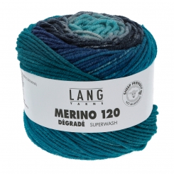 Merino 120 Degrade Lang Yarns 05 BLAU