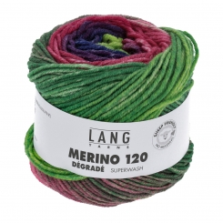 Merino 120 Degrade Lang Yarns 08 ROT/BLAU/GRÜN