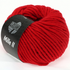 Mille II Lana Grossa 074 leuchtendrot
