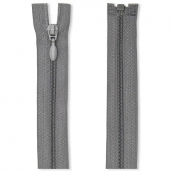 Fein Kunststoff Reißverschlüsse teilbar S8 004 mittelgrau | 60 cm
