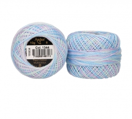 Anchor Perlgarn Stärke 8 - 10g 1344 bleu multicolor