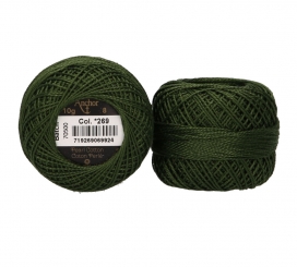 Anchor Perlgarn Stärke 8 - 10g 269 Wacholder dunkel
