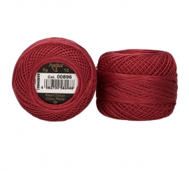 Anchor Perlgarn Stärke 12 - 5g 896 Granat