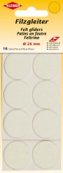 Filzgleiter mittel selbstklebend weiß von Kleiber 