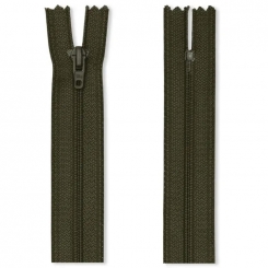 Metall Reißverschlüsse M6 altmessing 542 braunoliv | 14 cm