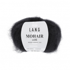 Mohair Luxe Lang Yarns 004 SCHWARZ