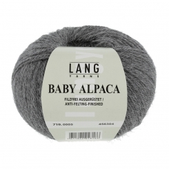 Baby Alpaca Lang Yarns 005 GRAU MÉLANGE