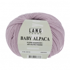 Baby Alpaca Lang Yarns 019 ROSA DUNKEL