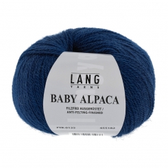 Baby Alpaca Lang Yarns 135 MARINE