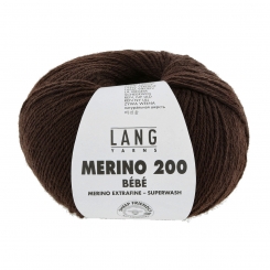 Merino 200 Bebe Lang Yarns 368 DUNKELBRAUN