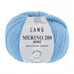 Merino 200 Bebe Lang Yarns 372 HELLBLAU