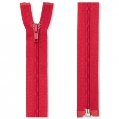 Kunststoff Reißverschlüsse teilbar S3 722 rot | 45 cm