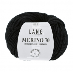 Merino 70 Lang Yarns 004 SCHWARZ