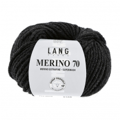 Merino 70 Lang Yarns 070 MÉLANGE ANTHRAZIT