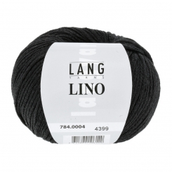 Lino Lang Yarns 004 SCHWARZ