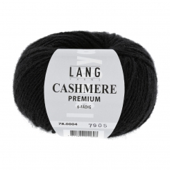 Cashmere Premium Lang Yarns 004 SCHWARZ