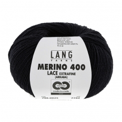 Merino 400 Lace Lang Yarns 025 NAVY MELANGE