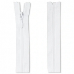 Fein Kunststoff Reißverschlüsse teilbar S8 009 weiß | 55 cm