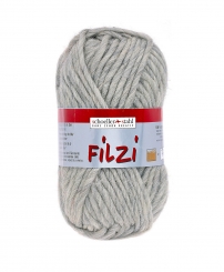 Filzi Uni Filzwolle Schoeller Stahl 30 silbermeliert
