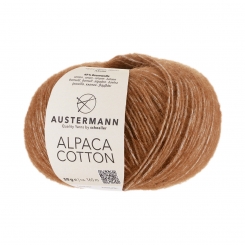 Alpaca Cotton Austermann 02 haselnuss