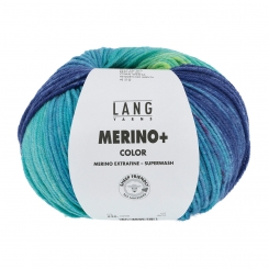 Merino Plus Color Lang Yarns 100g Knäuel 200 Pink/Orange/Türkis