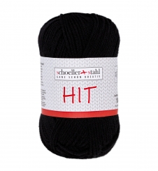 Hit Wolle Schoeller Stahl 0002 schwarz