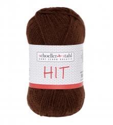 Hit Wolle Schoeller Stahl 0017 dunkelbraun